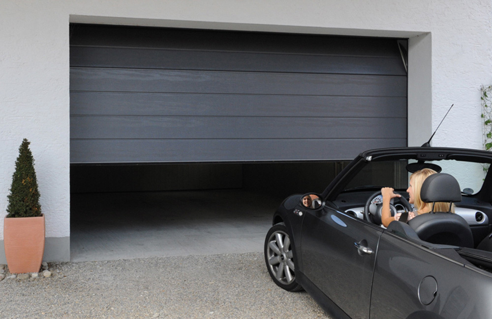Automated entrance system in operation